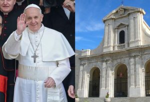 papa francesco basilica di bonaria